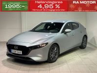 Mazda 3 Sky 2.0 122 hk | 10 års garanti | Backkamera