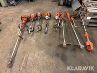 Röjsågar Husqvarna/ Stihl 8 st & Slaghack Husqvarna