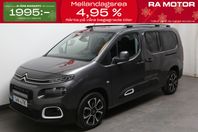 Citroën Berlingo Multispace 1,2 PureTech Aut XL 7-Sits Lång