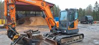 Doosan DX80R ca. 8,5 ton komplett utrustad