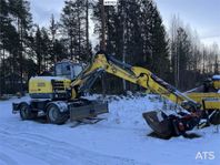 Wacker Neuson 9503 Hjulgrävare, tippvagn och redskap