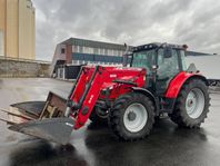 Massey Ferguson 6455 Dyna-6 lastare med redskap