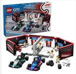 Förboka Lego F1® garage & Mercedes-AMG & Alpine bilar City