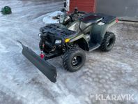 ATV Polaris Sportsman 90 med plogblad och dra