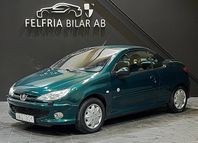 Peugeot 206 CC 1.6 Roland Garros Nybesiktigad