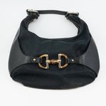 Gucci Amalfi Hobo Horsebit Bamboo