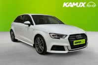 Audi A3 35 TFSI Sportback S-Line Svart Optik Adap FH 18"