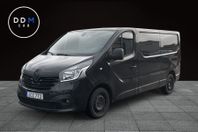 Renault trafic 1.6 dCi EU6 LÅGMIL LÅNG 3-SITS NYBES MOMSBIL