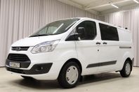 Ford Transit  125HK Dubbelhytt 6Sits Drag Värmare Backkamera