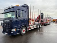 TIMMERBIL SCANIA R770 MED KRAN