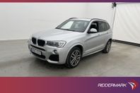 BMW X3 xDrive20d 190hk M Sport Pano Drag H/K Skinn