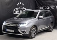 Mitsubishi Outlander 4WD, 1-ägare, 7sists, Drag, 360-kamera!