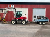 Takeuchi TB 295 W inkl Vagn