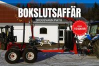 BOKSLUTSAFFÄR! SKOGSVAGN PATU 65/75 MED KRAN