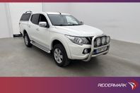 Mitsubishi L200 2.4 181hk 4WD Värmare Drag Skinn Diff Moms