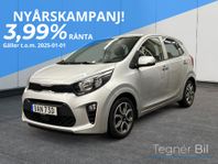 Kia Picanto 1.0 MPI Advance Euro 6 Rattvärm Backkamera 3,99%