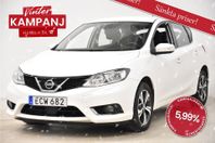 Nissan Pulsar 1.2 KAMPANJ Drag Navi B-Kam Ny-serv SoV-Hjul 1