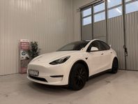 Tesla Model Y Long Range AWD Dragkrok V-hjul Panorama