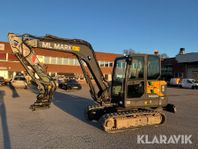 Grävmaskin Volvo EC60E tiltrotator och skopor