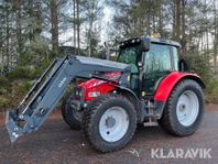 Traktor Massey Ferguson 6455 Dyna-6 med lasta