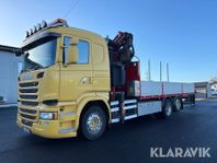 Kranbil Scania med Fassi kran