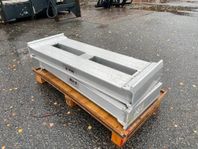 Aluminiumramper med VR hake 1100x400