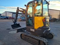 MINIGRÄVARE VOLVO ECR25D  NY TILT & 3st NYA SKOPOR