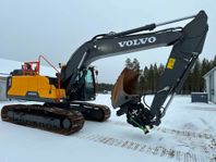 Volvo ny EC220EL grävmaskin Dig assist Active control