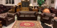 Engelsk Chesterfield soffgrupp