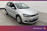 Volkswagen Polo 1.2 TSI 90hk Sensorer Farthållare 0,47l/mil