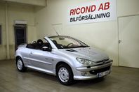 Peugeot 206 CC 1.6 Plåtcab Endast 7900 mil Mkt fin!