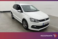 Volkswagen Polo 1.2 TSI 90hk R-Line M&K-Värmare Sensorer