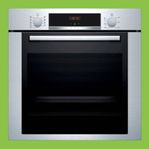HELT NY Inbyggnadsugn Rostfritt Bosch Serie 4 HBA334BS0