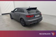 Audi A3 SB 2.0 TDI 184hk Quattro S-Line B&O M-Värm Skinn GPS