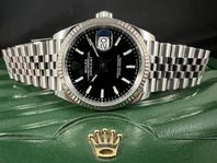 Rolex Datejust 36mm 126234 Svart Jubilee Fullset 2019