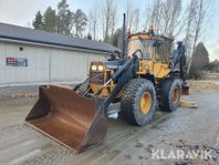 Grävlastare Volvo BM 6300 med tiltrotator & r