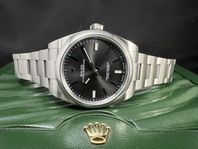 Rolex Oyster Perpetual 39 114300 Dark Rhodium Fullset 2018