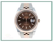 Rolex Datejust 41 G/S "Choco, Oanvänd, 126331" - Dec 2024