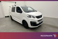 Peugeot e-Expert CrewVan L3 75kWh 2xDörr 5-Sits Moms 1-Ägare