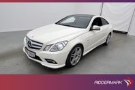 Mercedes-Benz E 220 CDI Coupé 170hk AMG Pano Skinn Sensorer