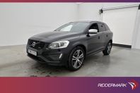 Volvo XC60 Polestar D4 AWD R-Design VOC Pano Värm Navi Skinn