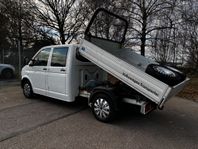 Volkswagen Transporter Dubbelhytt  2.0CNG Tippflak Drag MOMS