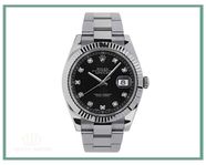 Rolex Datejust 41 "Black Diamond, Svensksåld, 126334" - 2024