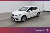 Seat Ibiza 1.0 MPI 75hk Style CarPlay P-Sensorer Farthållare