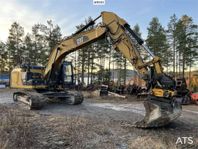 CAT 324 EL med Engcon tiltrotator och skopa (SE VIDEO)