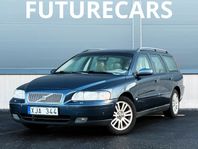 Volvo V70 2.5T 210HK Besiktigad/2 ägare/ Dragkrok/ Helskinn