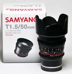 Samyang 50/1,5 AS UMC VDSLR  Sony E