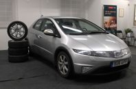 Honda Civic 1.8 i-VTEC / Sport / SoV-Hjul / Dragkrok / 140hk