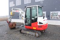 Takeuchi TB240 Rototilt med grip S40 3 skopor