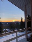 Stuga med ski-in ski-out läge och fantastisk utsikt